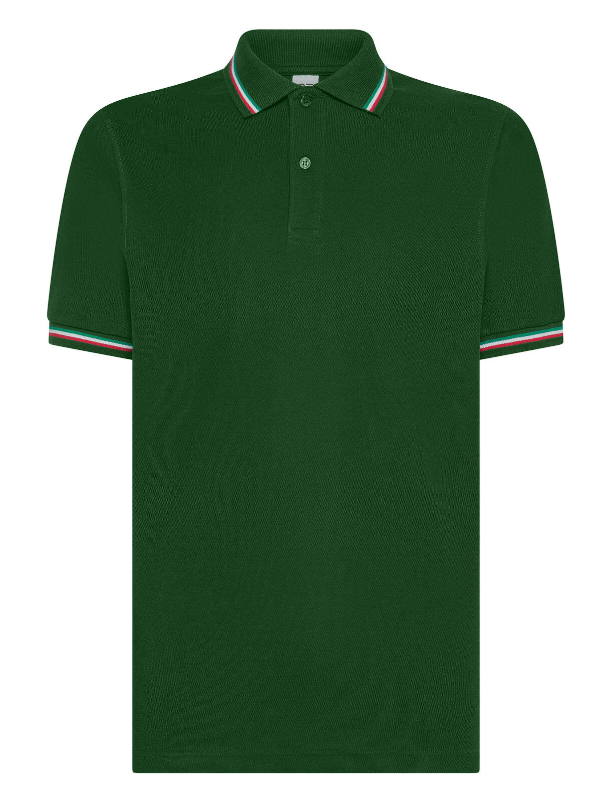 Italy Poloshirt – Black Spider – Farbe Waldgrün – individuell veredelbar
