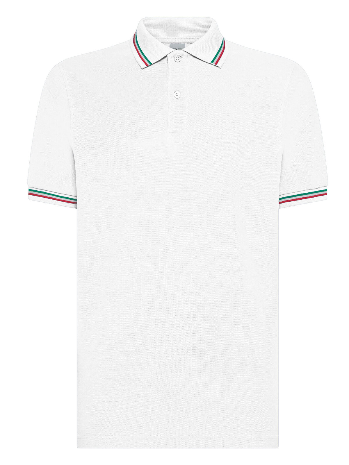 Italy Poloshirt – Black Spider – Farbe Weiß – individuell veredelbar
