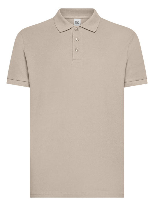 Evolution Polo Poloshirt – Black Spider – Farbe almond cream – individuell veredelbar
