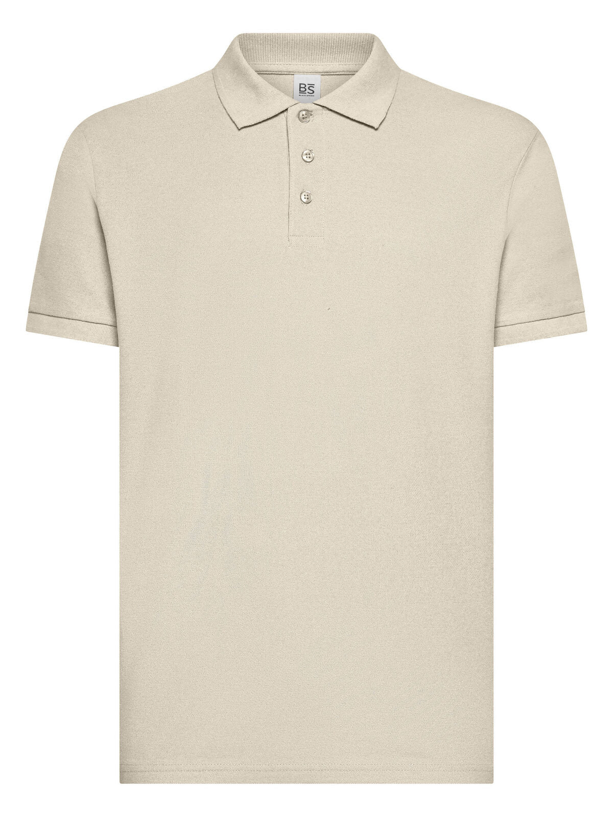 Evolution Polo Poloshirt – Black Spider – Farbe Off White – individuell veredelbar