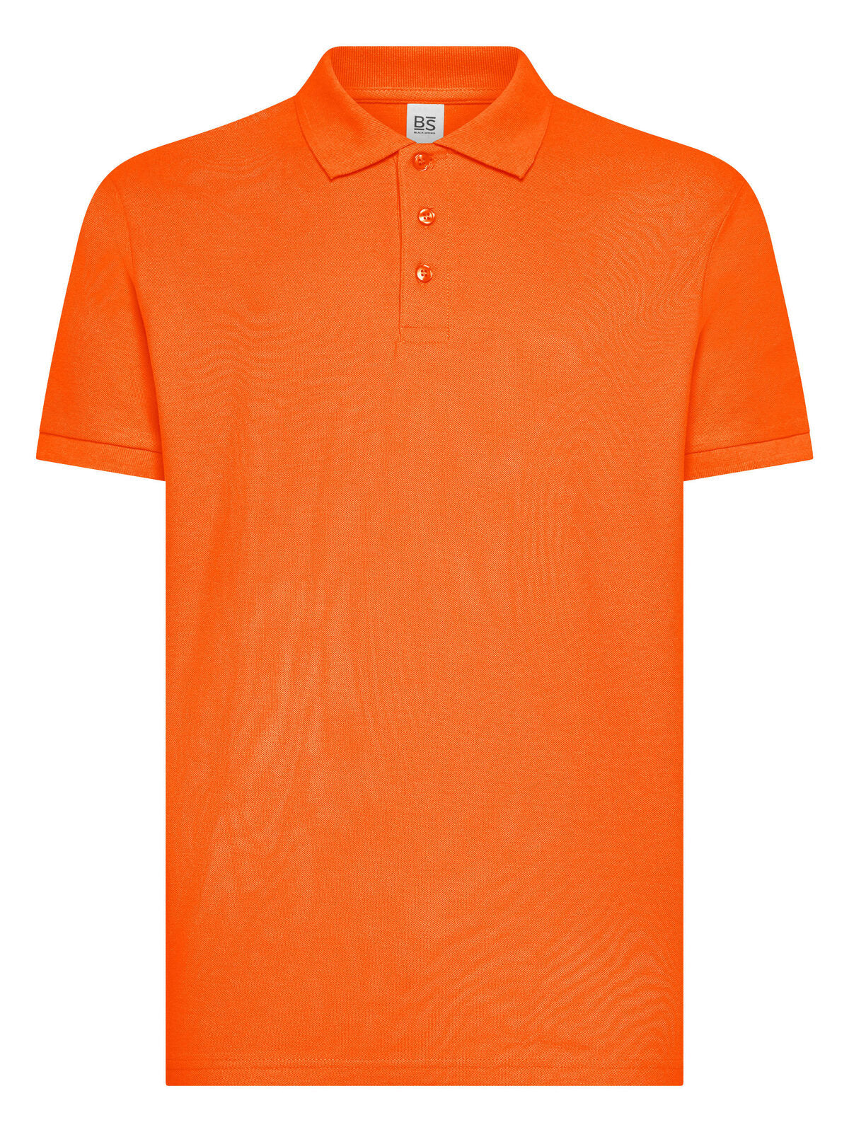 Evolution Polo Poloshirt – Black Spider – Farbe Safety Orange – individuell veredelbar