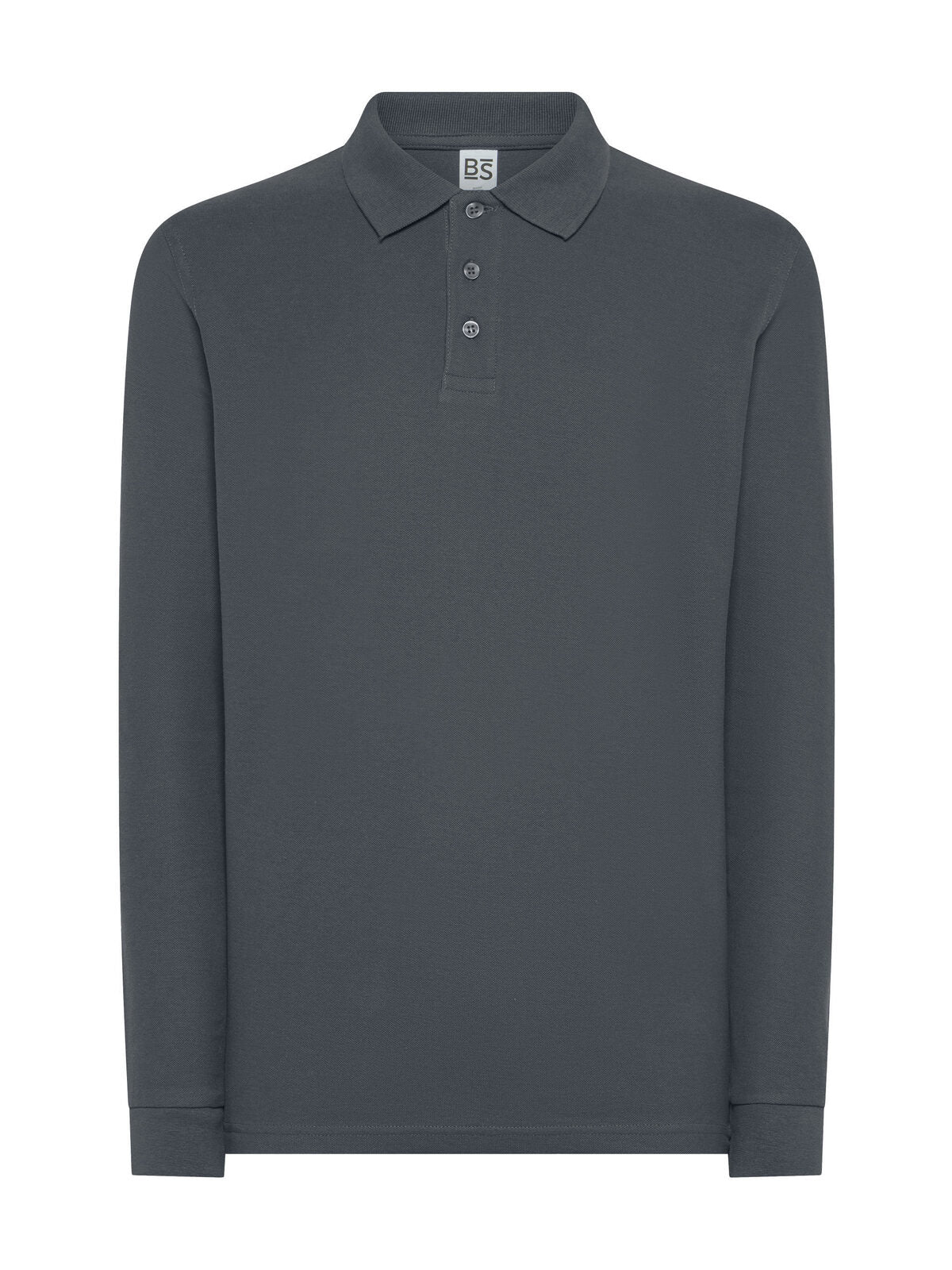 Evolution Polo LS Poloshirt – Black Spider – Farbe Dunkelgrau – individuell veredelbar