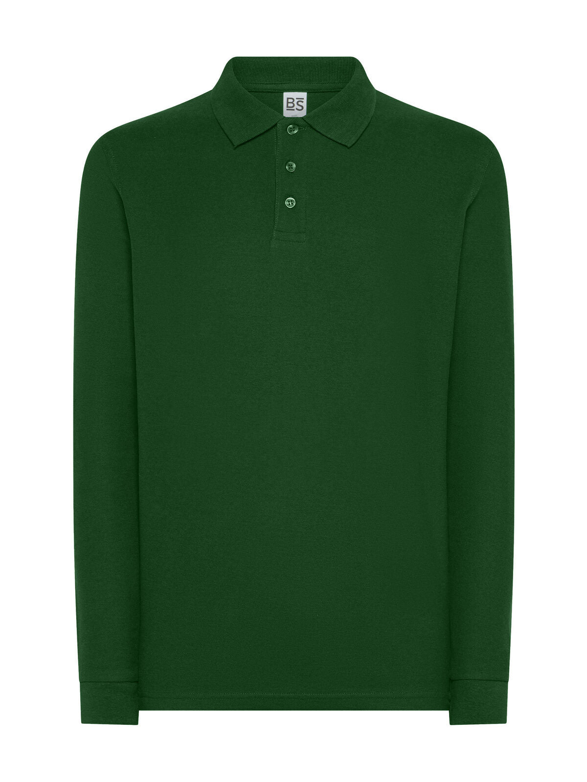 Evolution Polo LS Poloshirt – Black Spider – Farbe Waldgrün – individuell veredelbar
