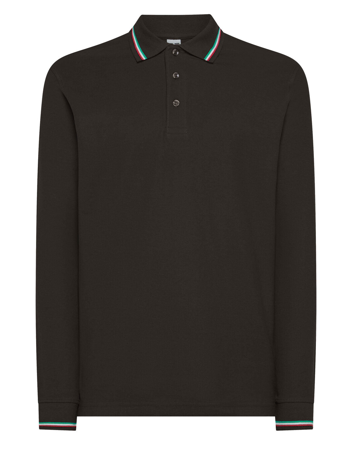 Italy LS Poloshirt – Black Spider – Farbe Schwarz – individuell veredelbar