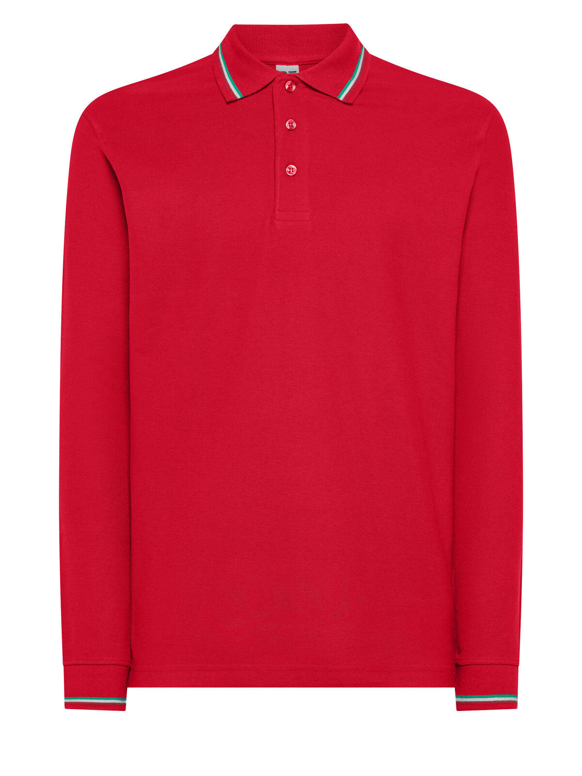 Italy LS Poloshirt – Black Spider – Farbe Rot – individuell veredelbar