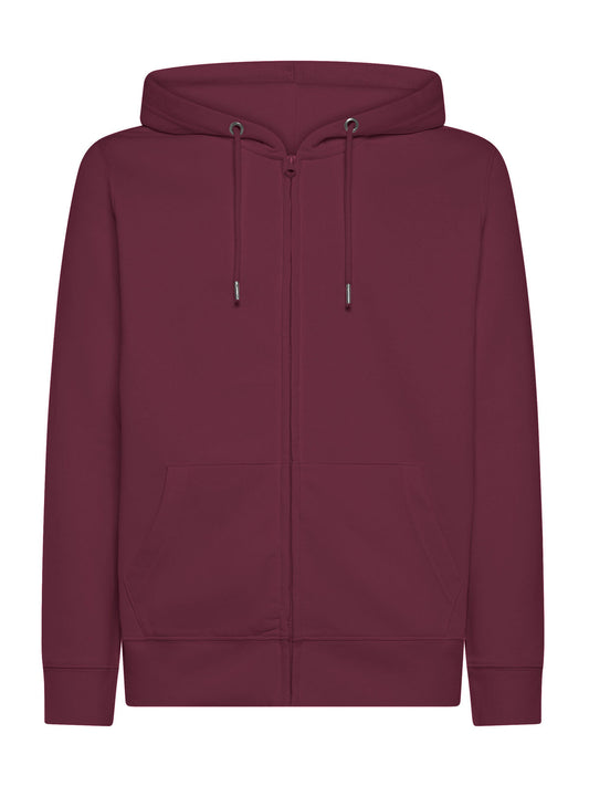 Vega Herren Sweatshirt / Hoodie – Black Spider – Farbe Burgundy – individuell veredelbar