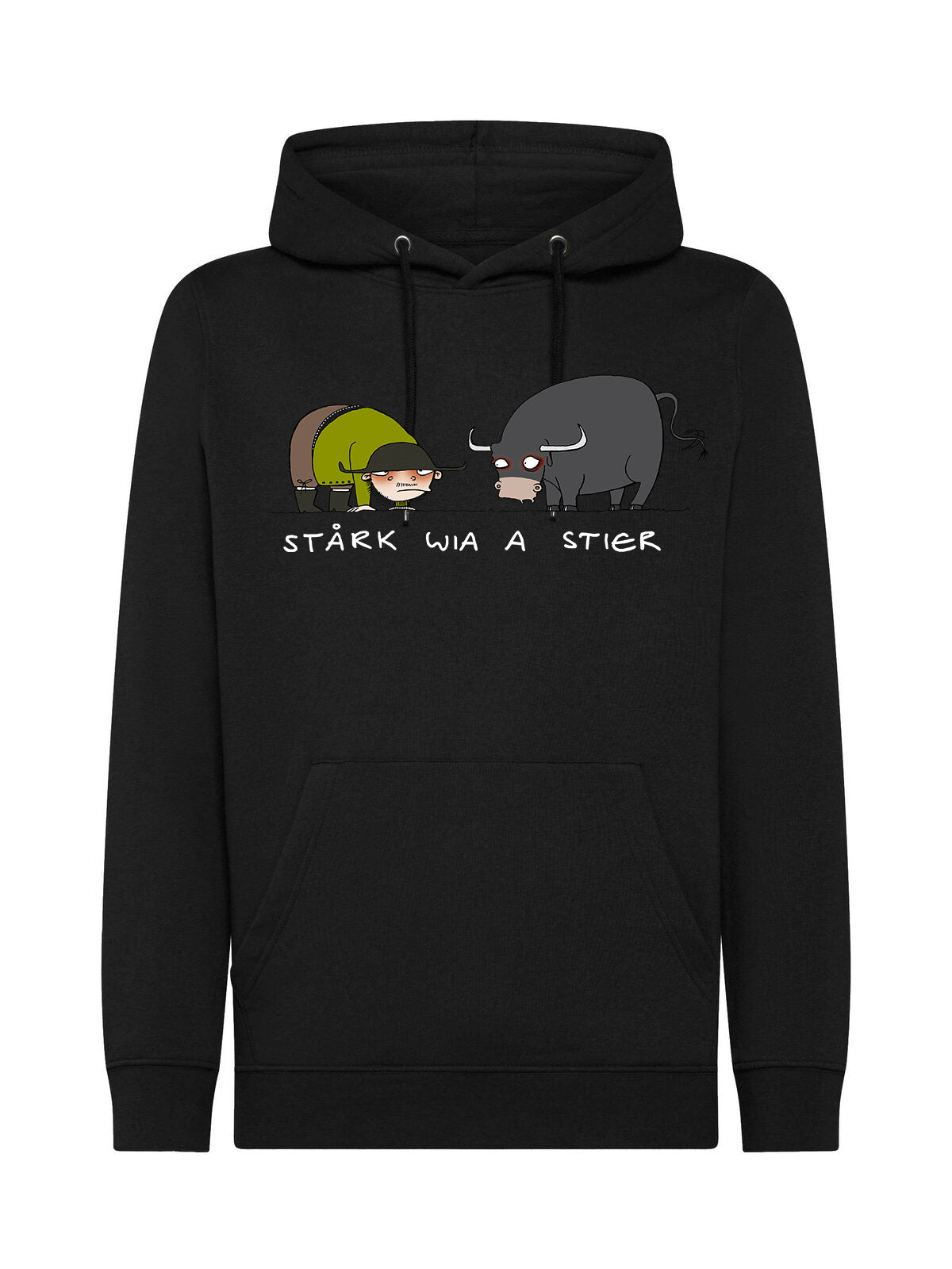Jochen Gasser Unisex Hoodie – HOFER Strong as a Bull