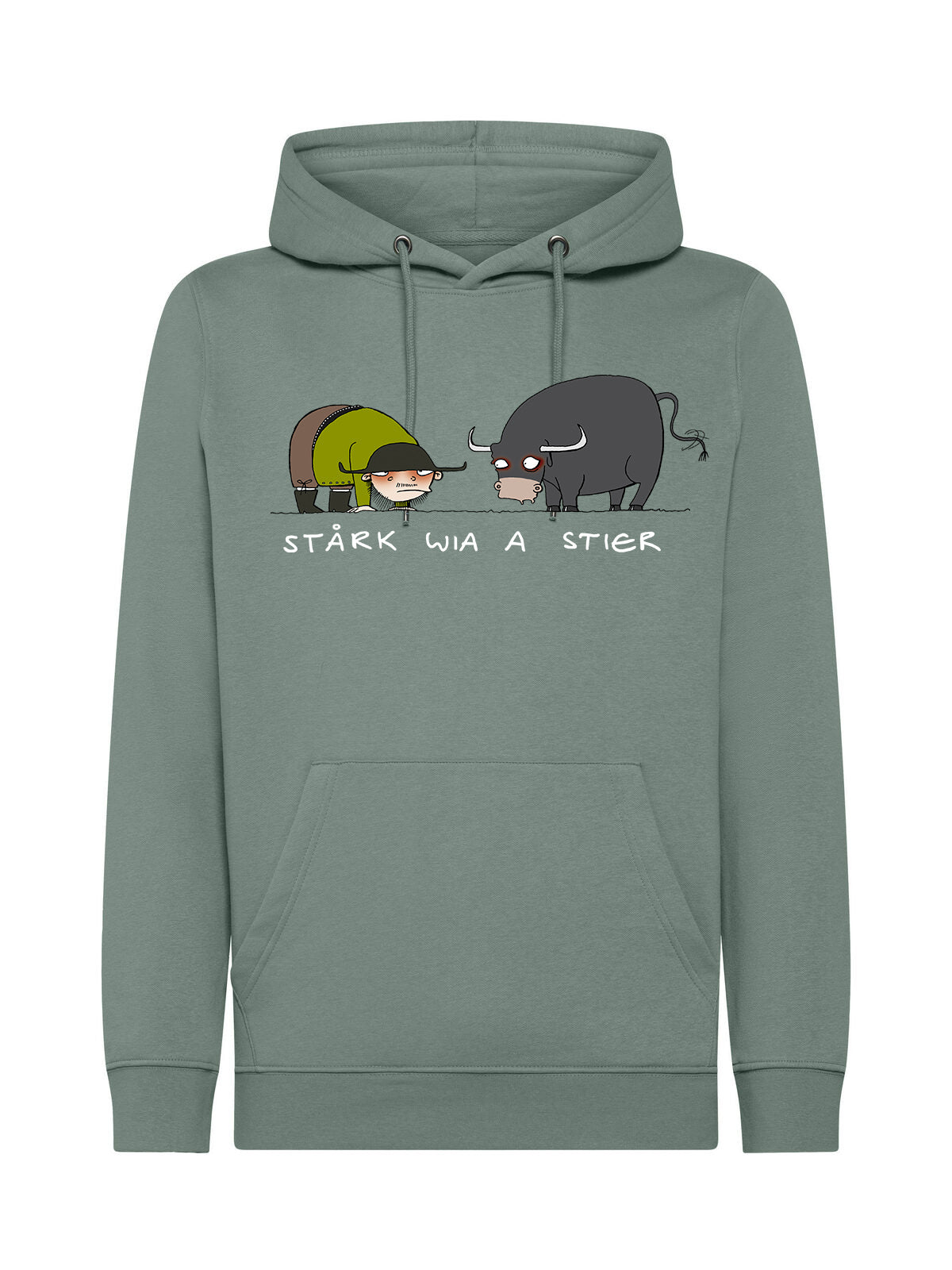 Jochen Gasser Unisex Hoodie – HOFER Strong as a Bull