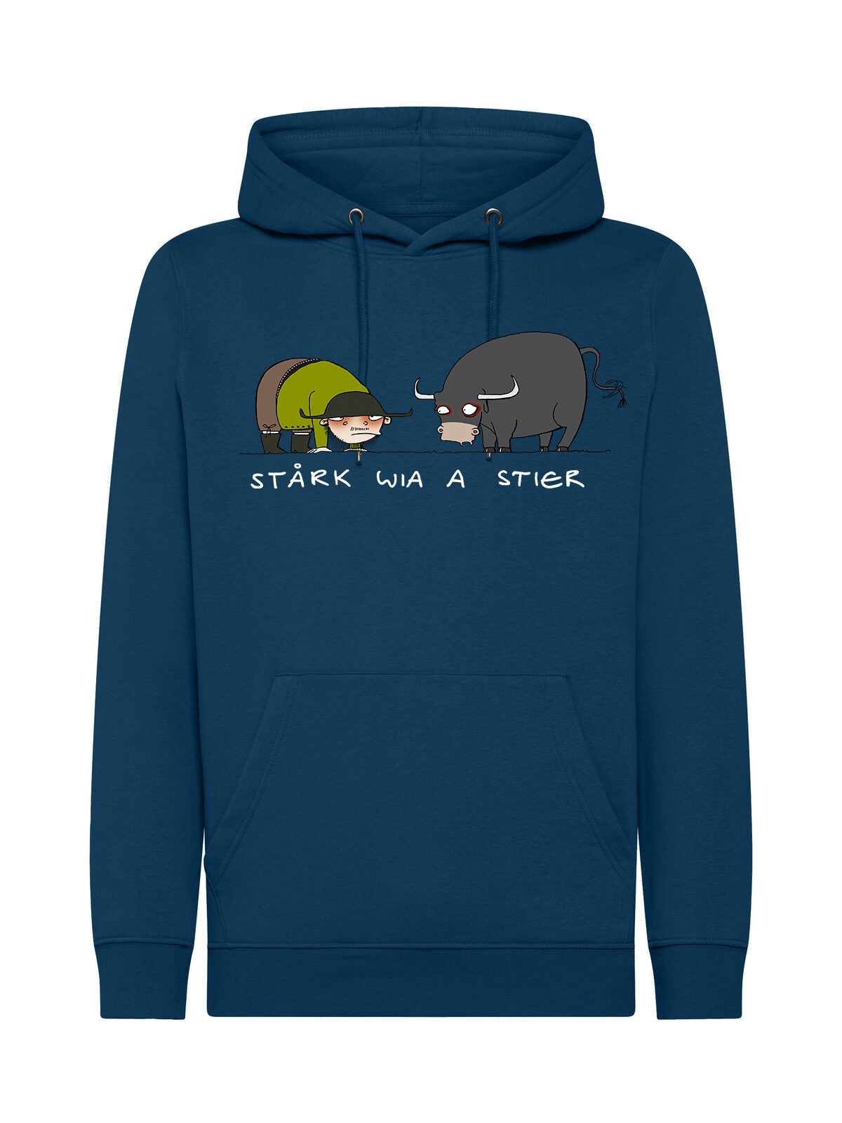 Jochen Gasser Unisex Hoodie – HOFER Strong as a Bull