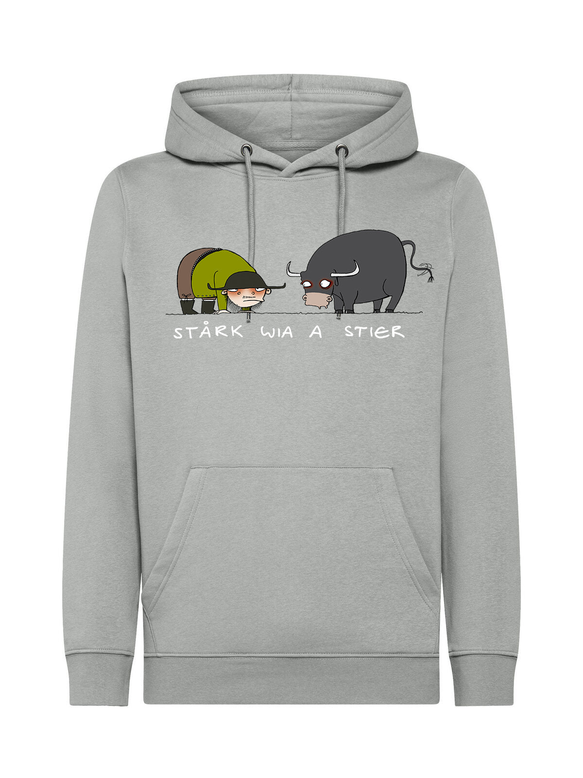 Jochen Gasser Unisex Hoodie – HOFER Strong as a Bull