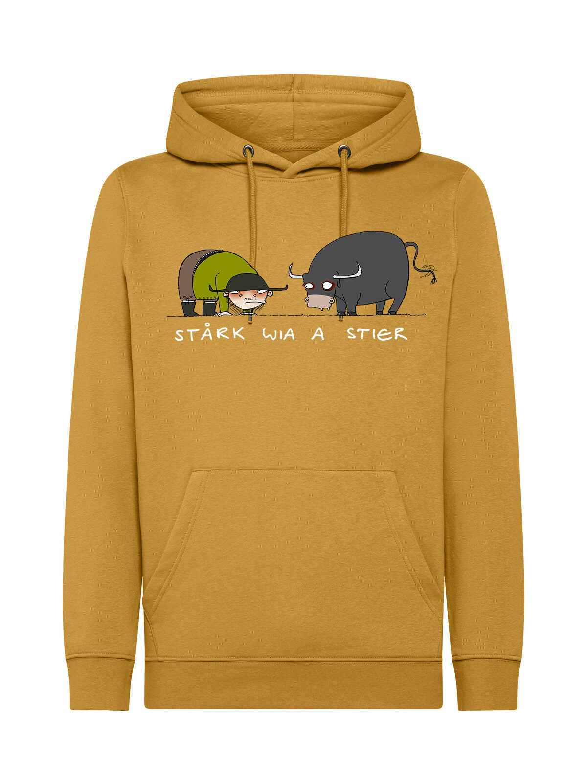 Jochen Gasser Unisex Hoodie – HOFER Strong as a Bull