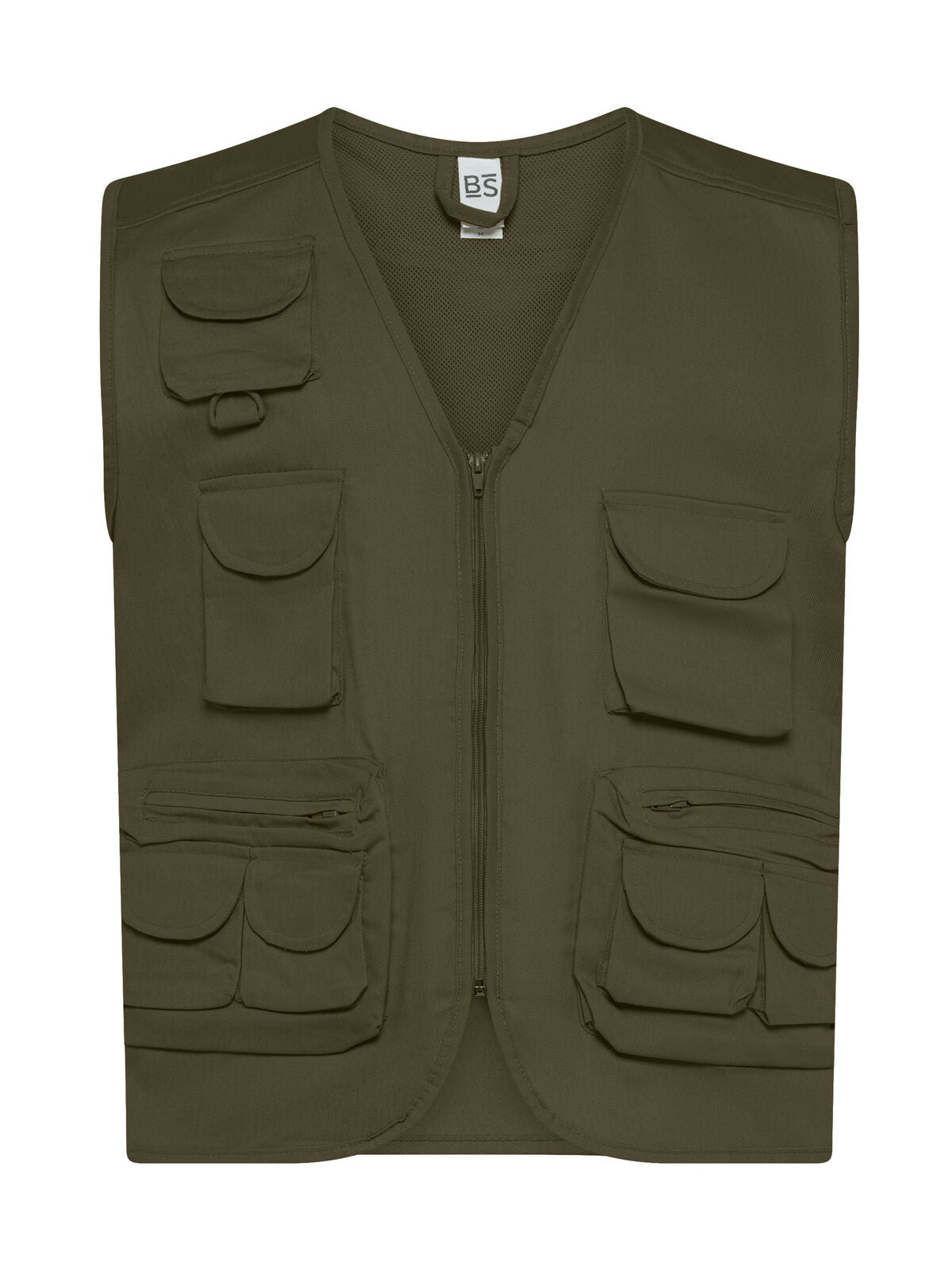 Reporter Jacke – Black Spider – Farbe military – individuell veredelbar