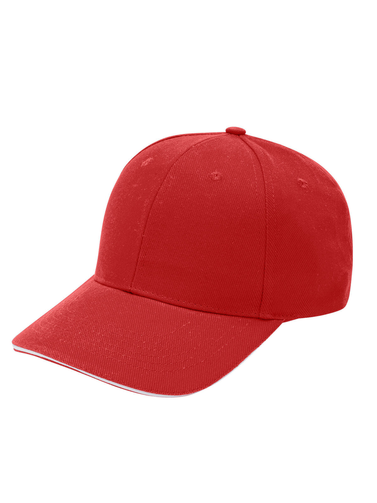 Baseball Caps Flow Piping classic Rot/Weiß bestickbar und bedruckbar – LA1970