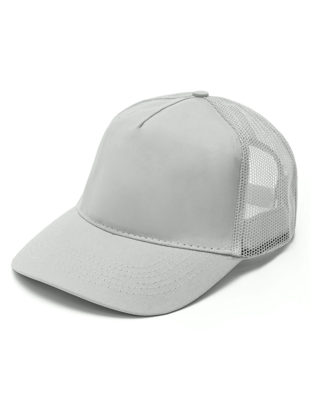 Trucker Caps Drummer Hellgrau bestickbar und bedruckbar – LA1970