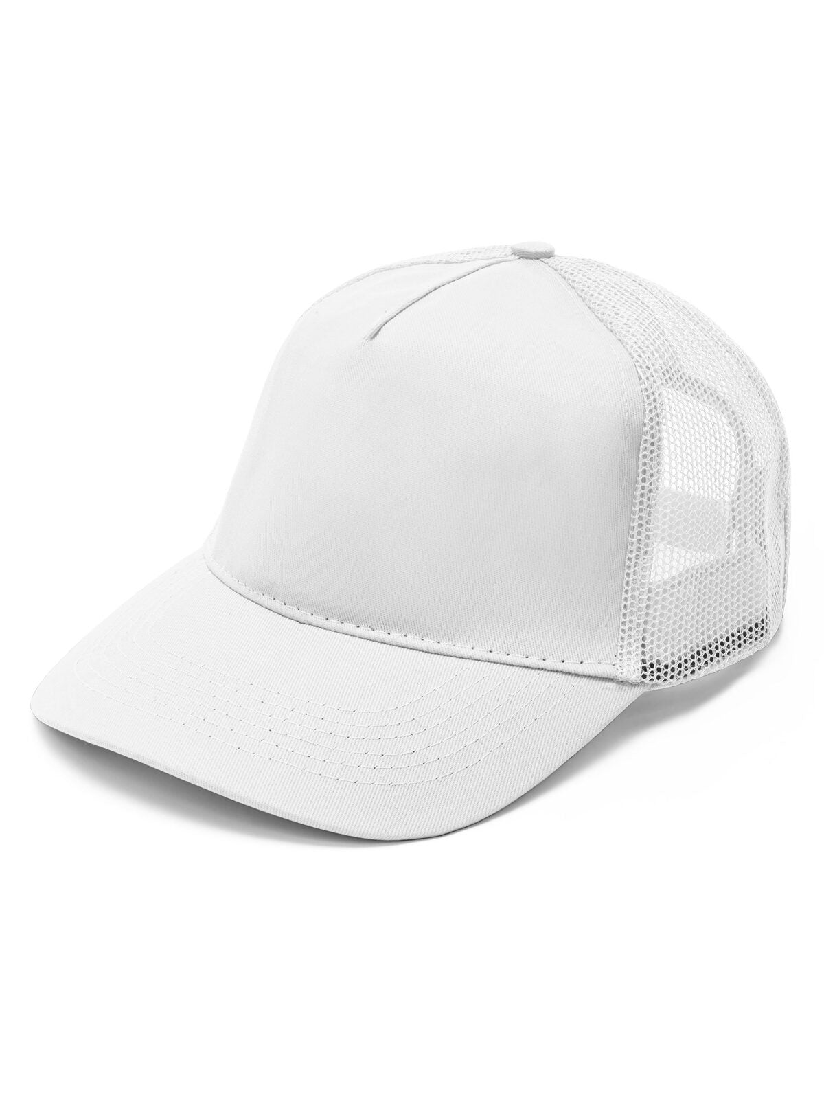 Trucker Caps Drummer Weiß bestickbar und bedruckbar – LA1970