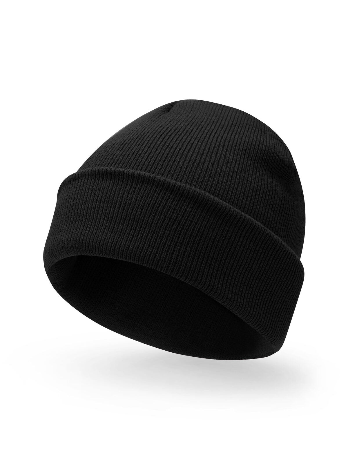 Beanies Underground Schwarz bestickbar und bedruckbar – LA1970