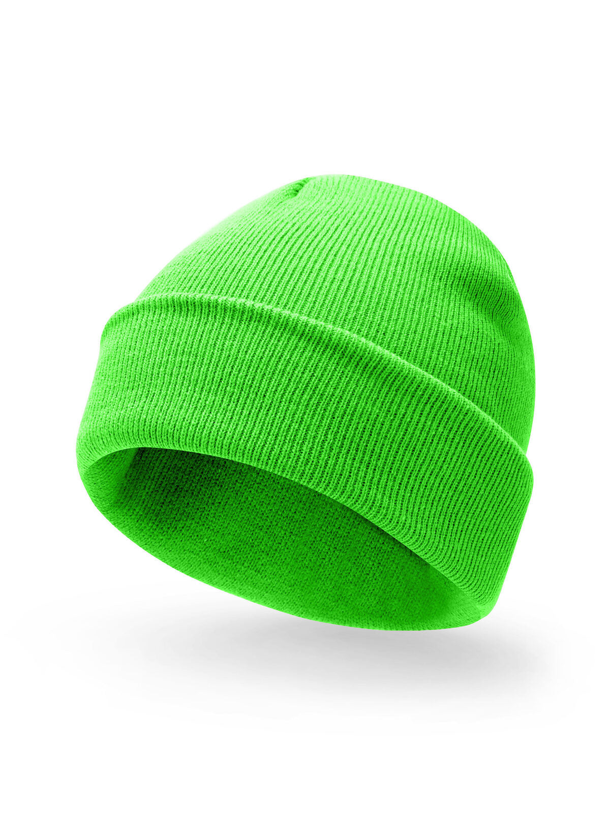 Beanies Underground green fluo bestickbar und bedruckbar – LA1970