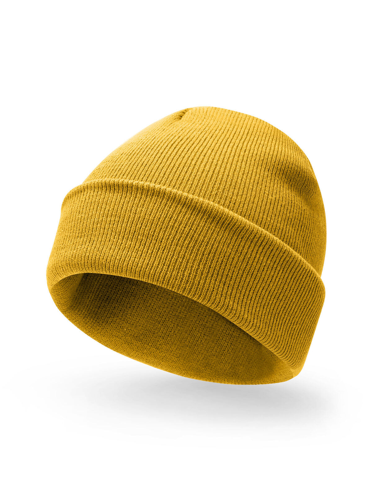 Beanies Underground Senfgelb bestickbar und bedruckbar – LA1970