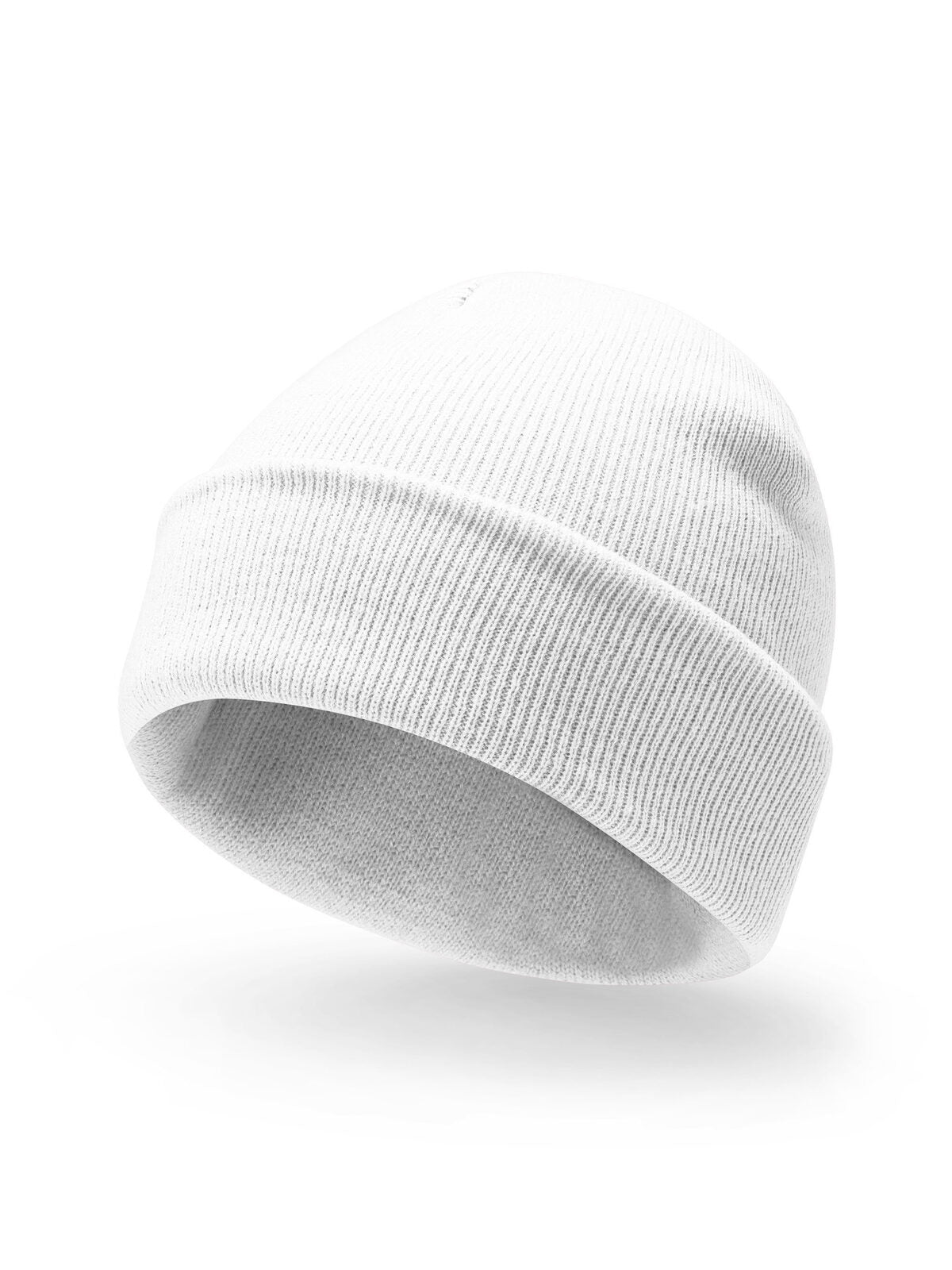 Beanies Underground Weiß bestickbar und bedruckbar – LA1970