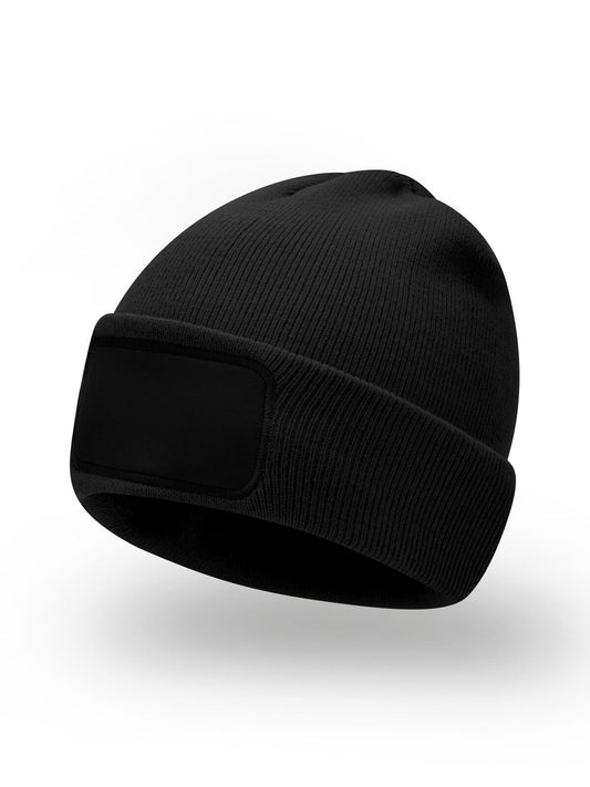 Beanies Urban Schwarz bestickbar und bedruckbar – LA1970