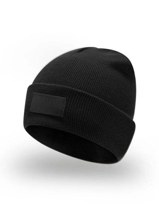 Beanies Shape Schwarz bestickbar und bedruckbar – LA1970