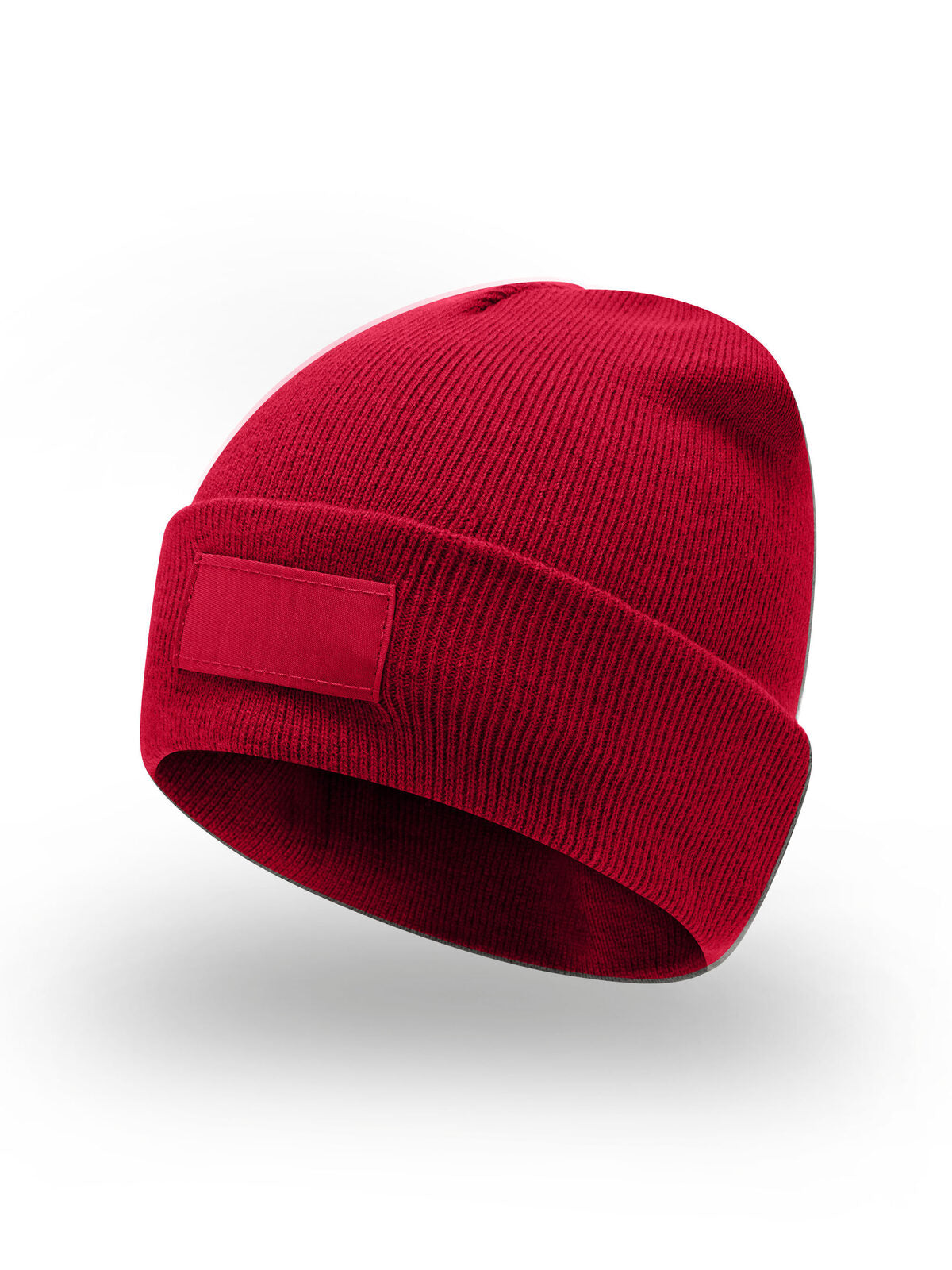 Beanies Shape classic Rot bestickbar und bedruckbar – LA1970