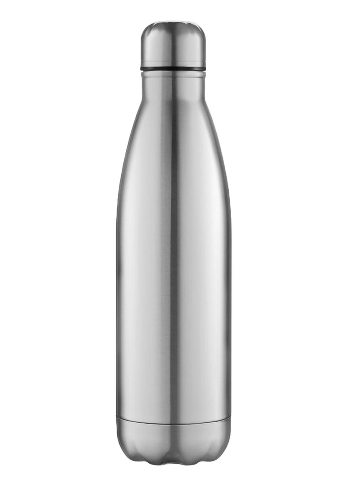 Borraccia in acciaio 750 ml Werbeartikel – Black Spider – Farbe silver – individuell veredelbar