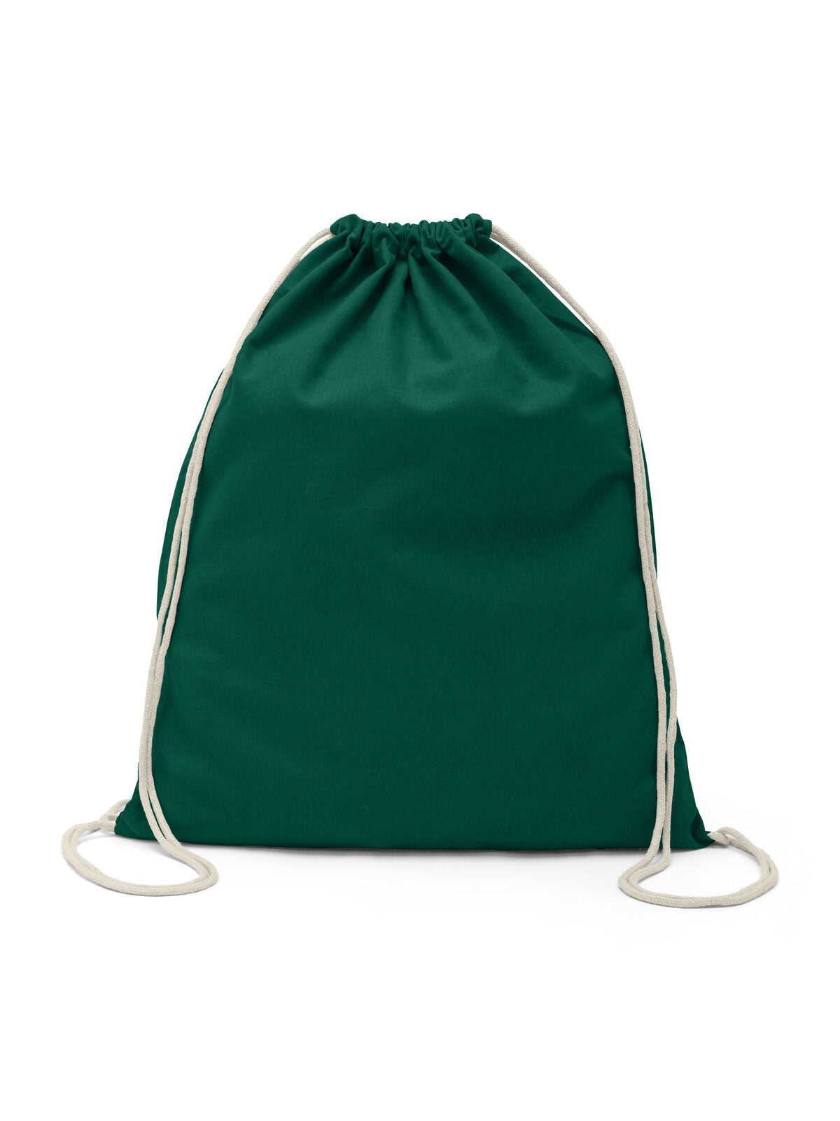 Cotton Gymsac Herren Tasche / Rucksack – Black Spider – Farbe bottle green – individuell veredelbar