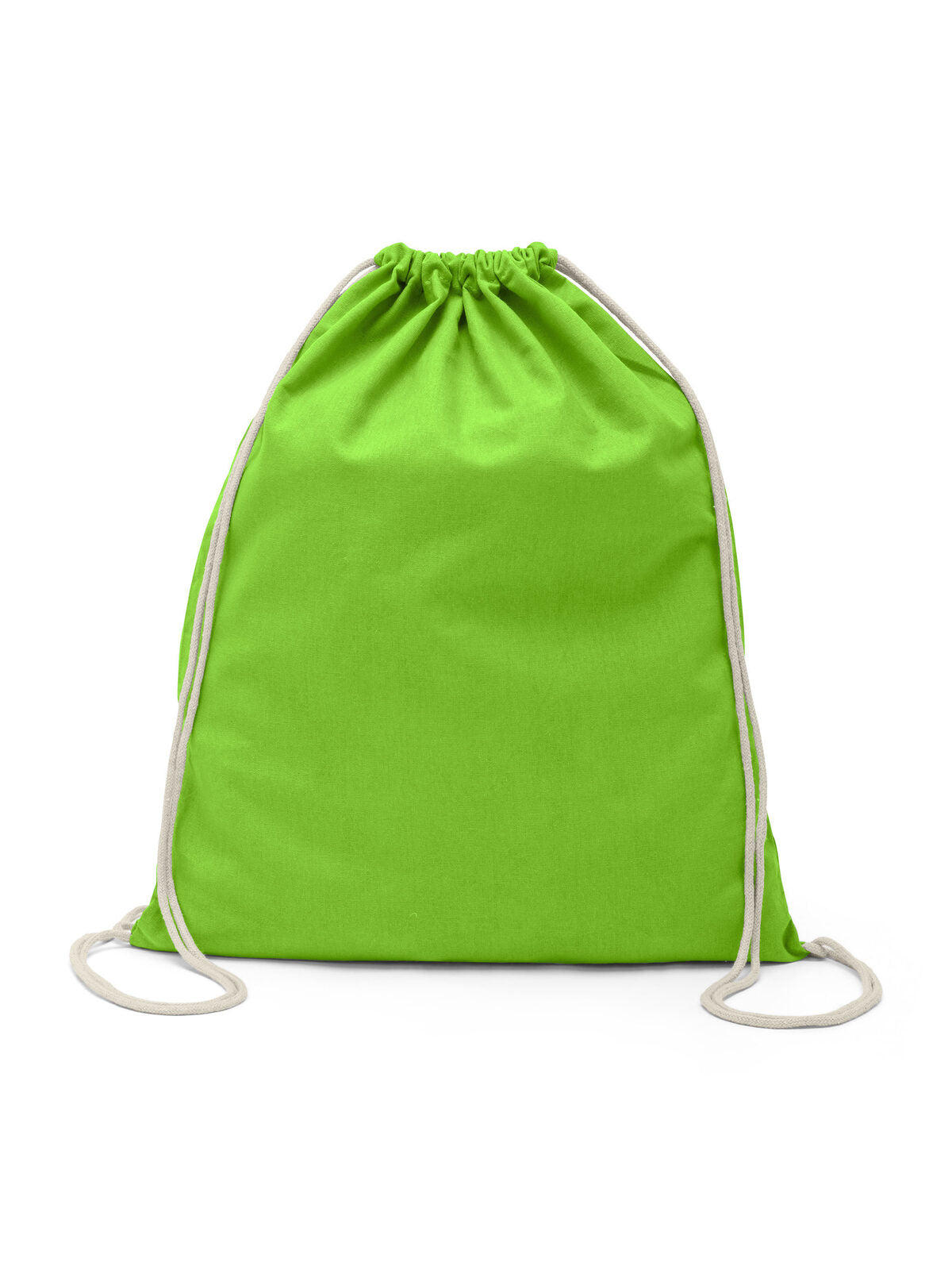 Cotton Gymsac Herren Tasche / Rucksack – Black Spider – Farbe Lime – individuell veredelbar