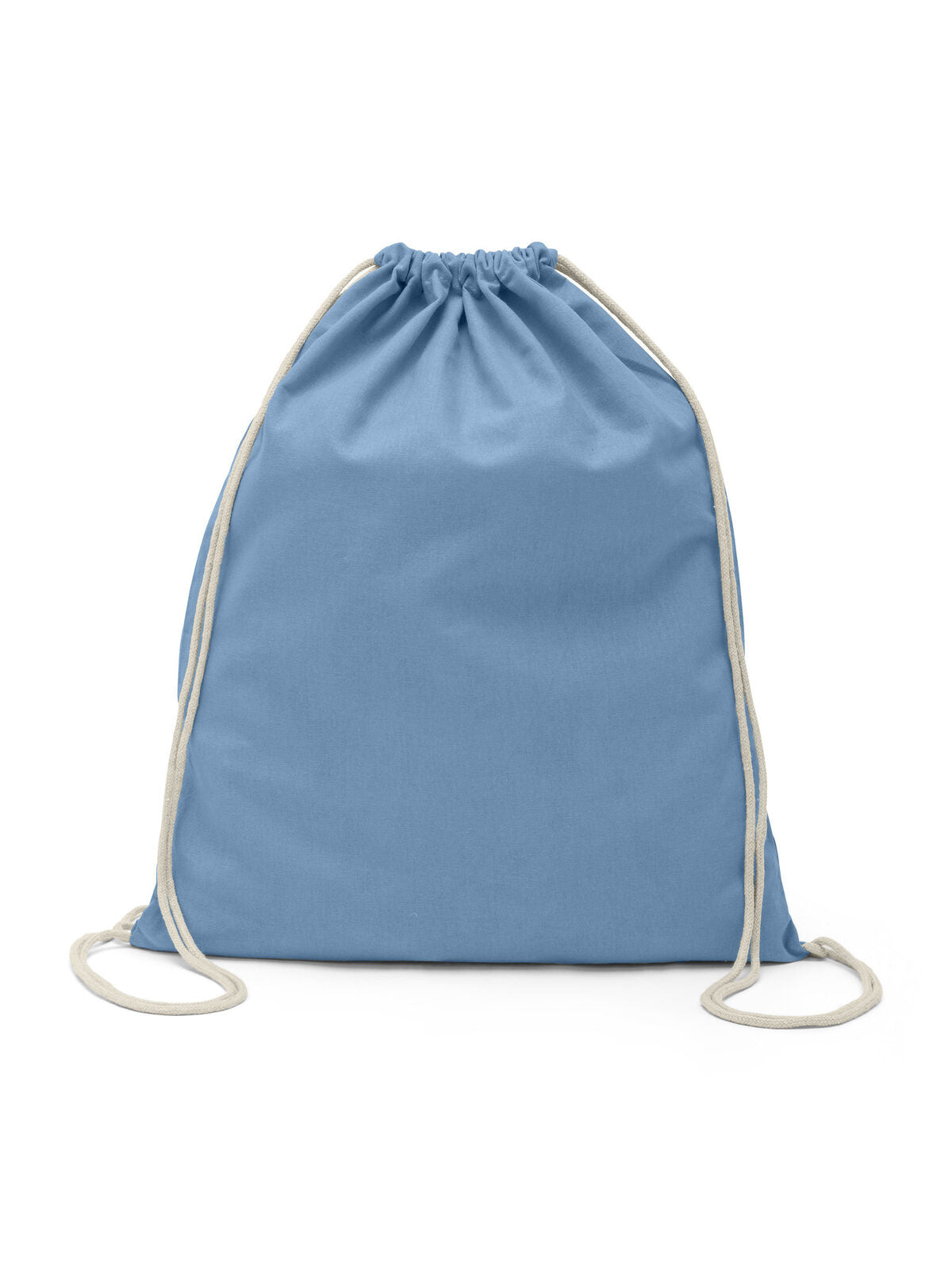Cotton Gymsac Herren Tasche / Rucksack – Black Spider – Farbe Mineral blue – individuell veredelbar