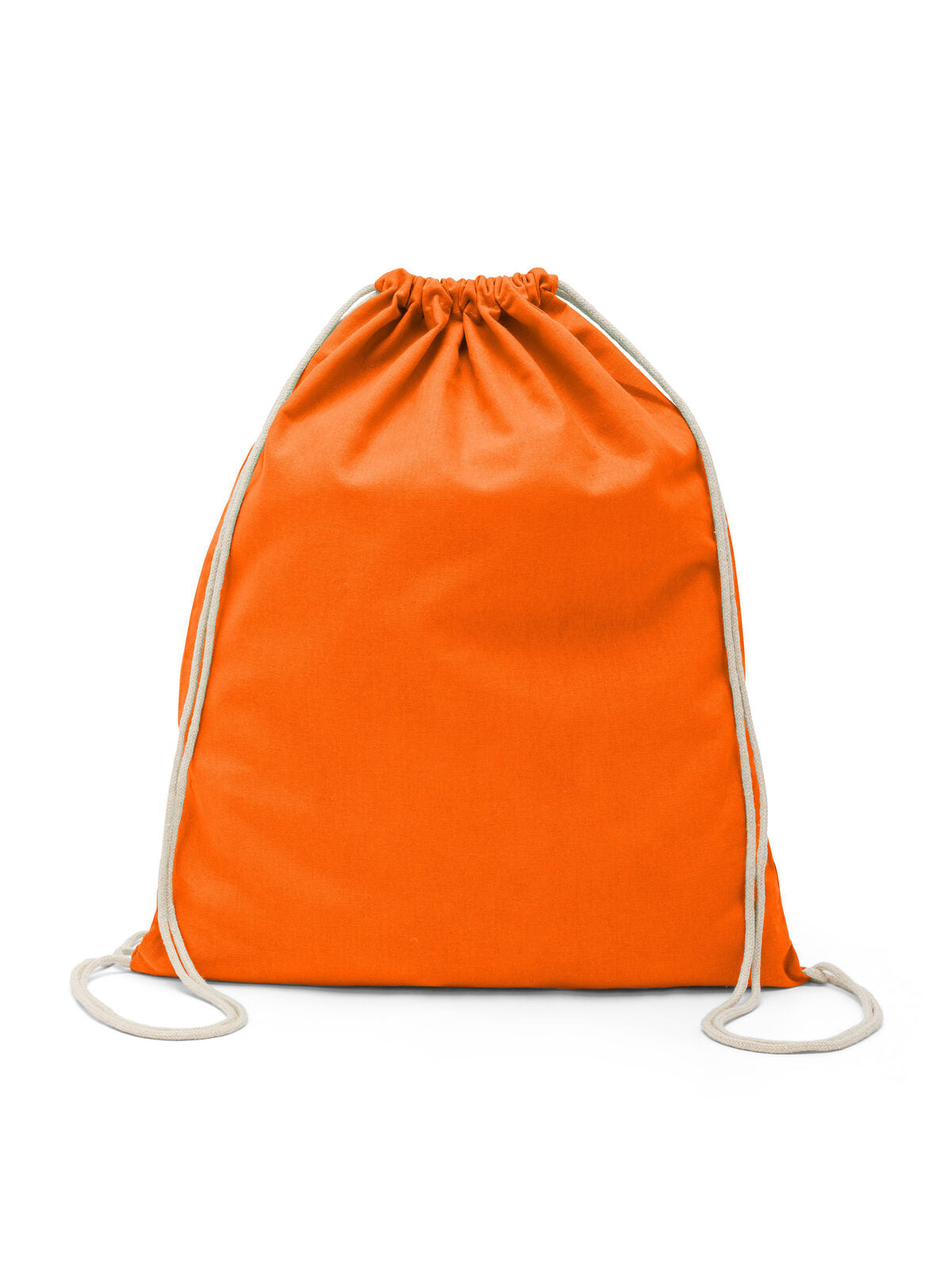 Cotton Gymsac Herren Tasche / Rucksack – Black Spider – Farbe Orange – individuell veredelbar