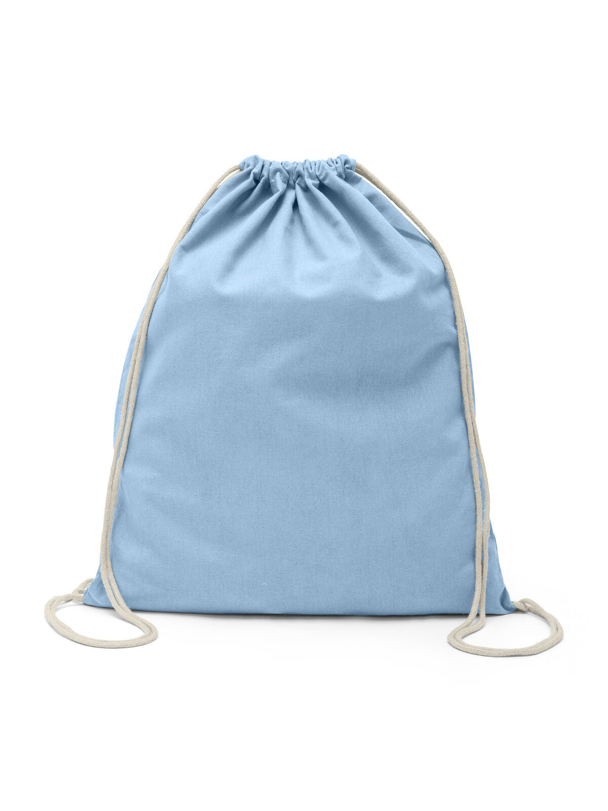 Cotton Gymsac Herren Tasche / Rucksack – Black Spider – Farbe sky – individuell veredelbar