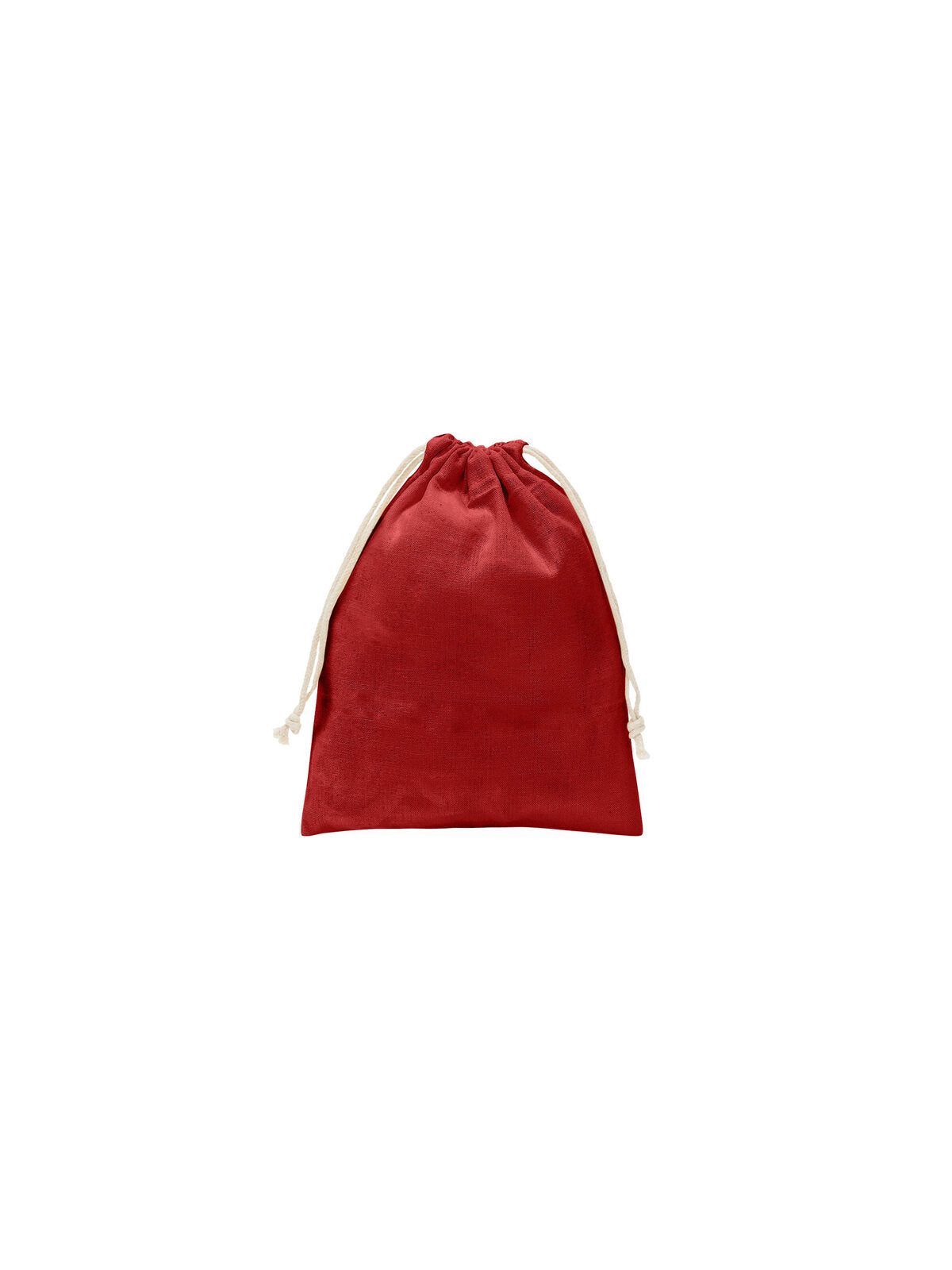Sacchetto in cotone organico S Herren Tasche / Rucksack – Black Spider – Farbe Rot – individuell veredelbar