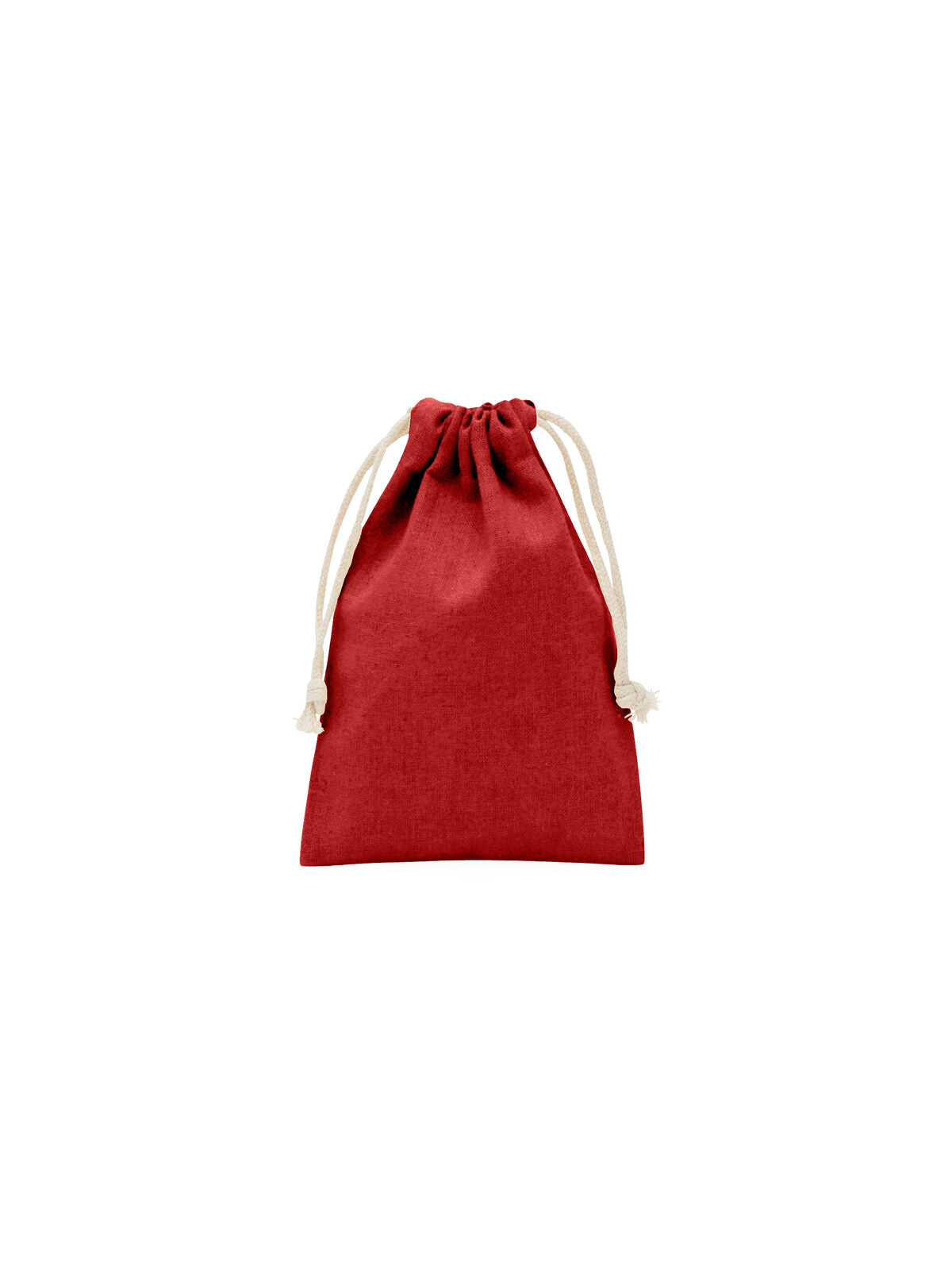 Sacchetto in cotone organico XS Herren Tasche / Rucksack – Black Spider – Farbe Rot – individuell veredelbar