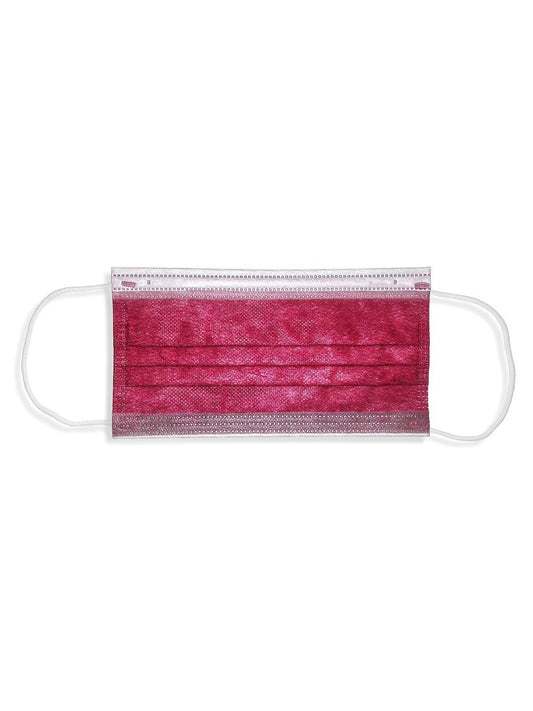 Masc. chirurgica Cl.I, Tipo 2R, 3 str. M.ITALY CE Schutzbekleidung – Black Spider – Farbe deep red – individuell veredelbar
