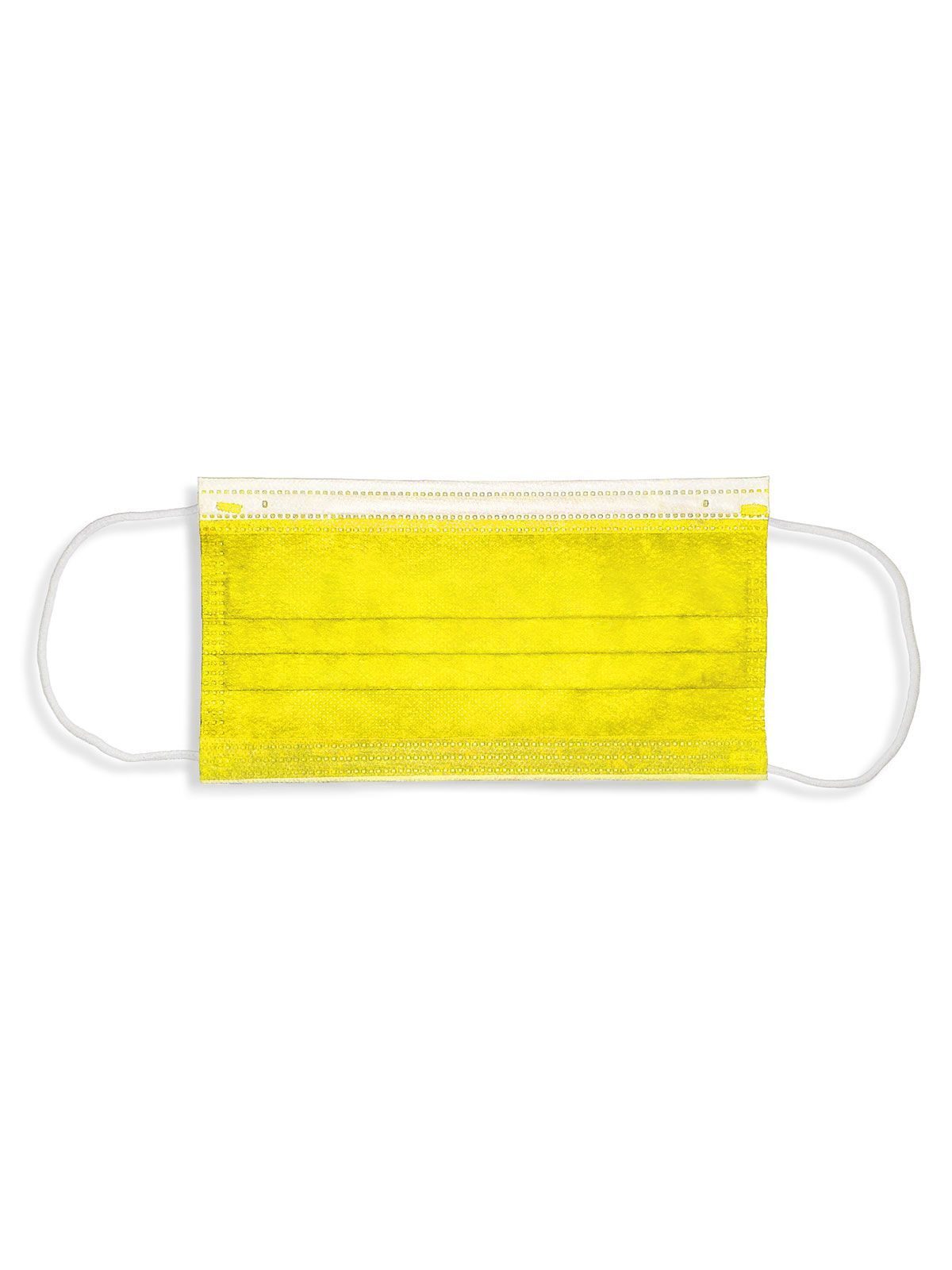 Masc. chirurgica Cl.I, Tipo 2R, 3 str. M.ITALY CE Schutzbekleidung – Black Spider – Farbe sun yellow – individuell veredelbar