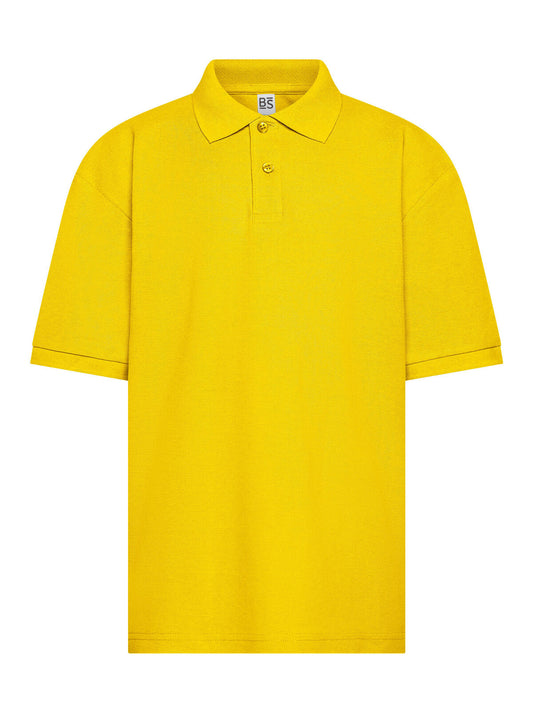 Evolution Polo Kids Kinder Poloshirt – Black Spider – Farbe Gold – individuell veredelbar