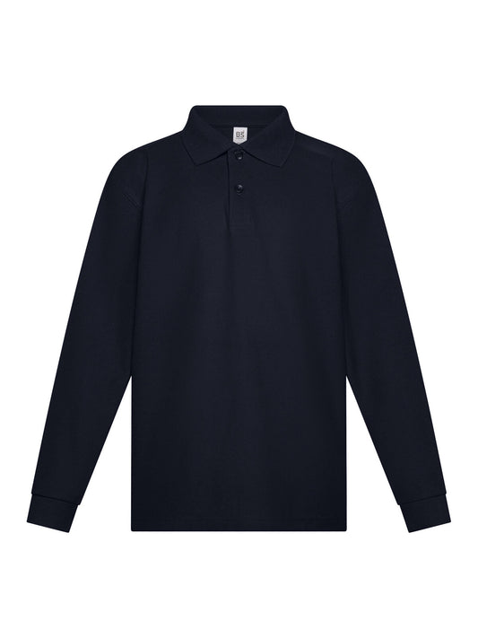 Evolution Polo Kids LS Kinder Poloshirt – Black Spider – Farbe Navy – individuell veredelbar