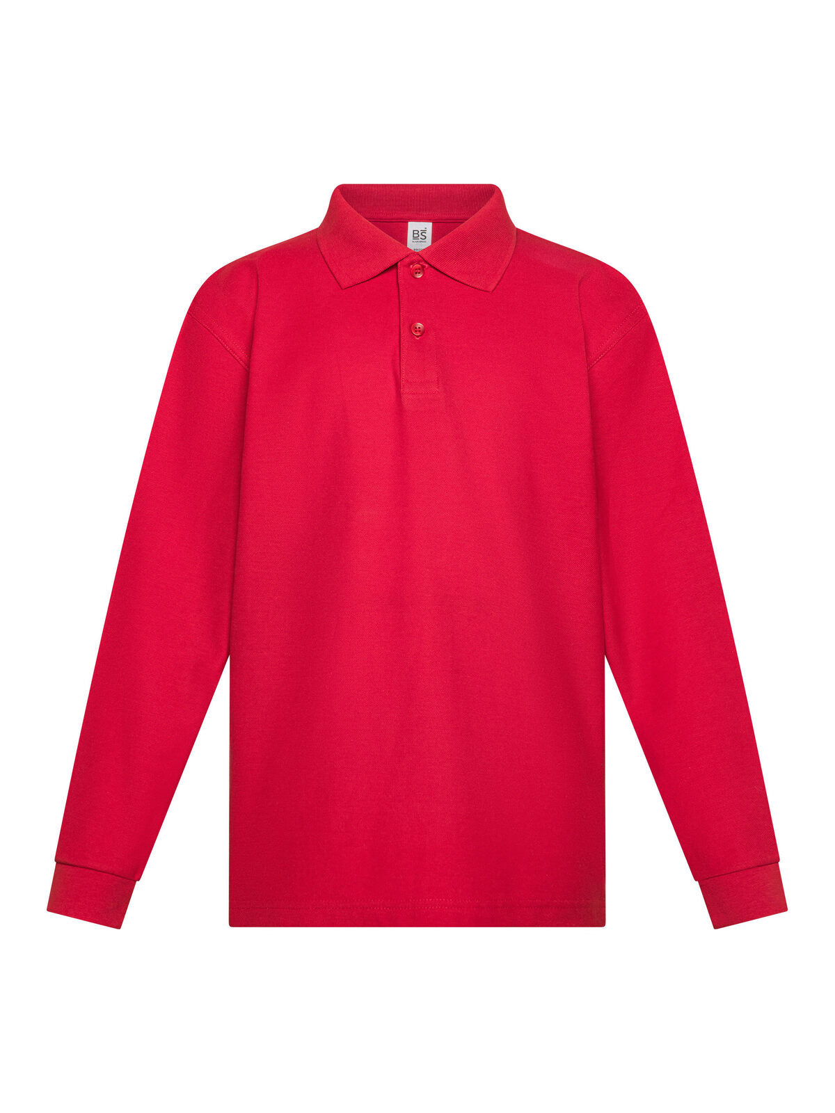 Evolution Polo Kids LS Kinder Poloshirt – Black Spider – Farbe Rot – individuell veredelbar