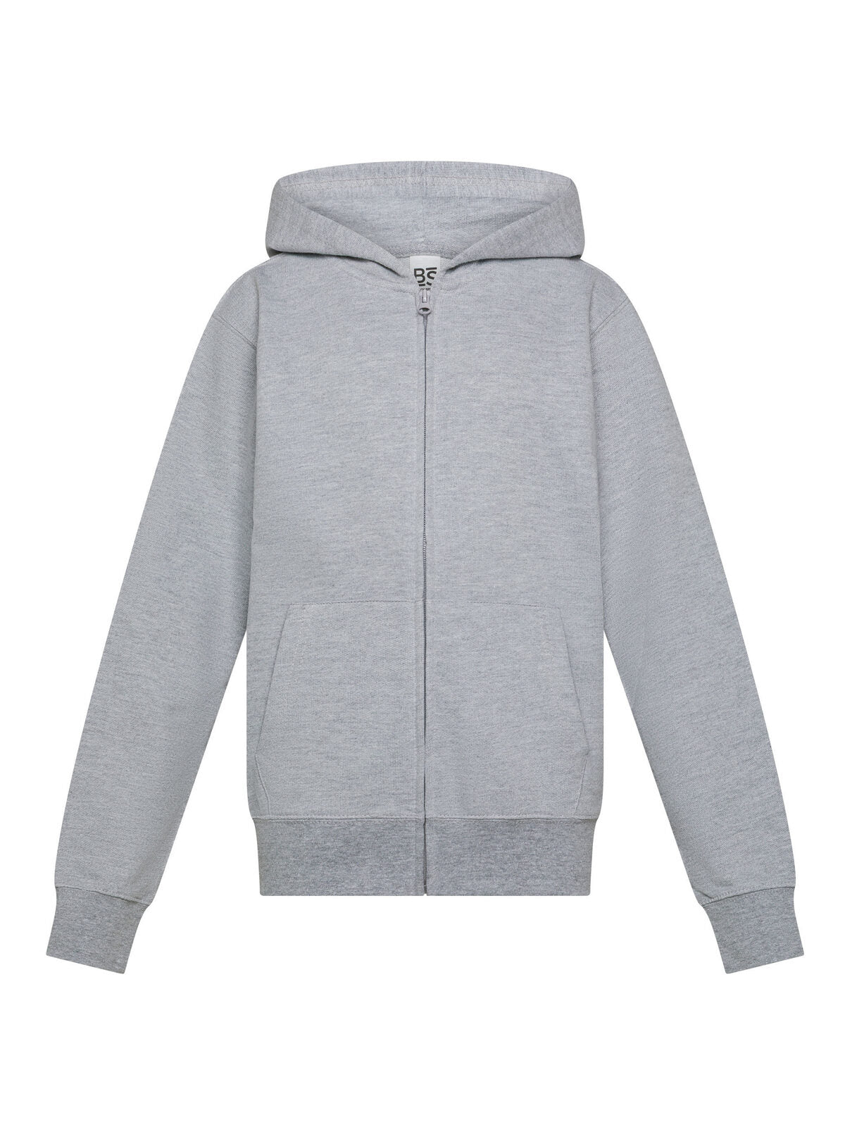 Berry Kids Kinder Sweatshirt / Hoodie – Black Spider – Farbe grey heather – individuell veredelbar