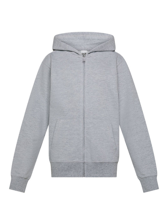 Berry Kids Kinder Sweatshirt / Hoodie – Black Spider – Farbe grey heather – individuell veredelbar