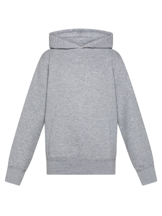 Outsider Kids Kinder Sweatshirt / Hoodie – Black Spider – Farbe grey heather – individuell veredelbar