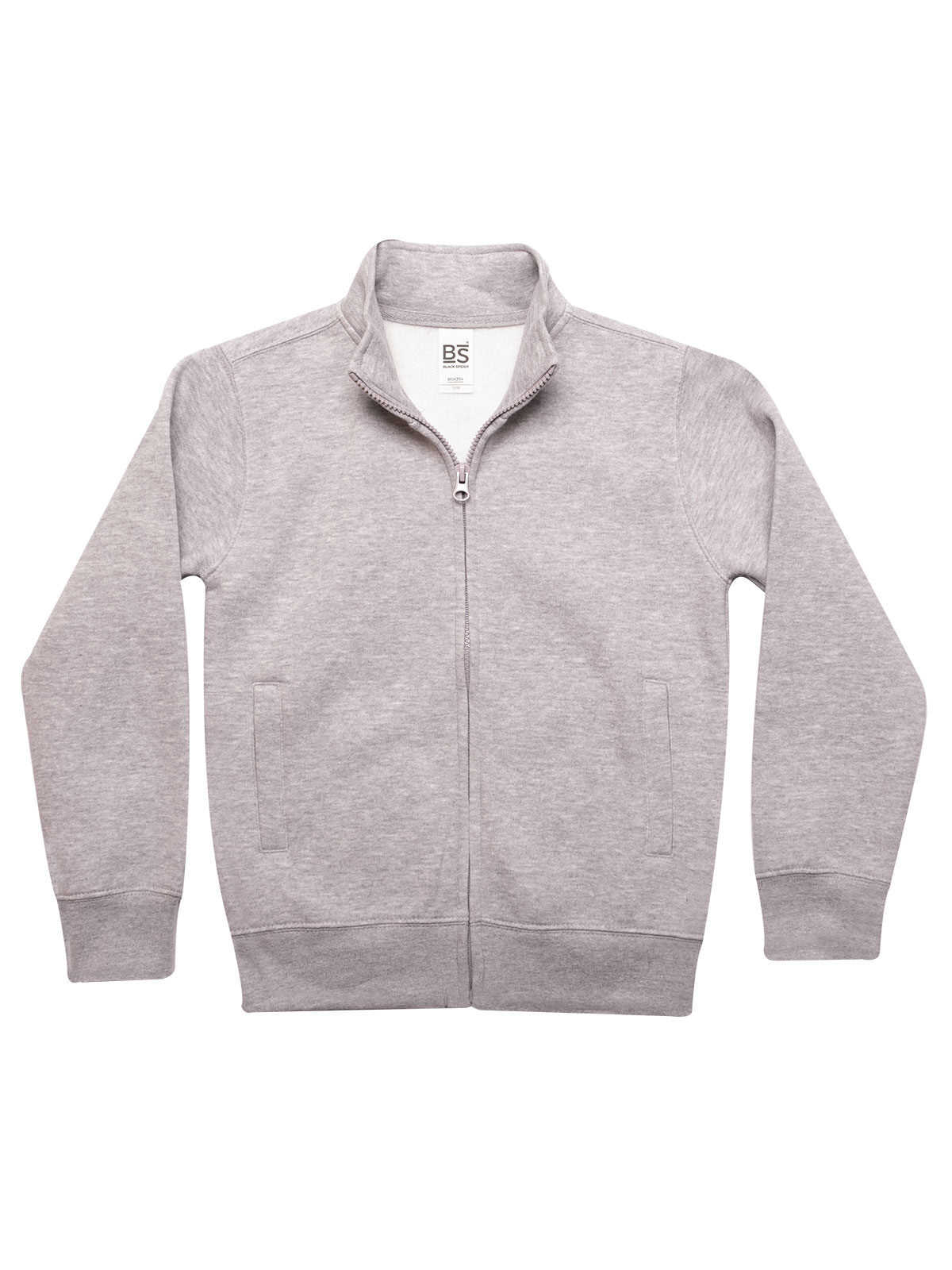Harlem Kids Kinder Sweatshirt / Hoodie – Black Spider – Farbe grey heather – individuell veredelbar