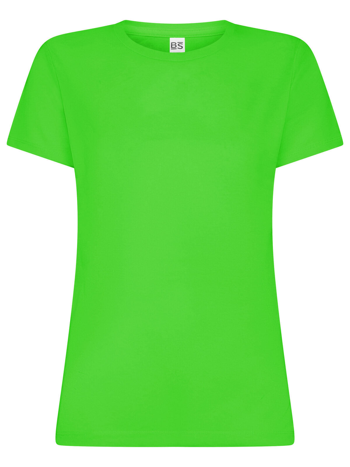 Cotton Touch Women Damen T-Shirt – Black Spider – Farbe green fluo – individuell veredelbar