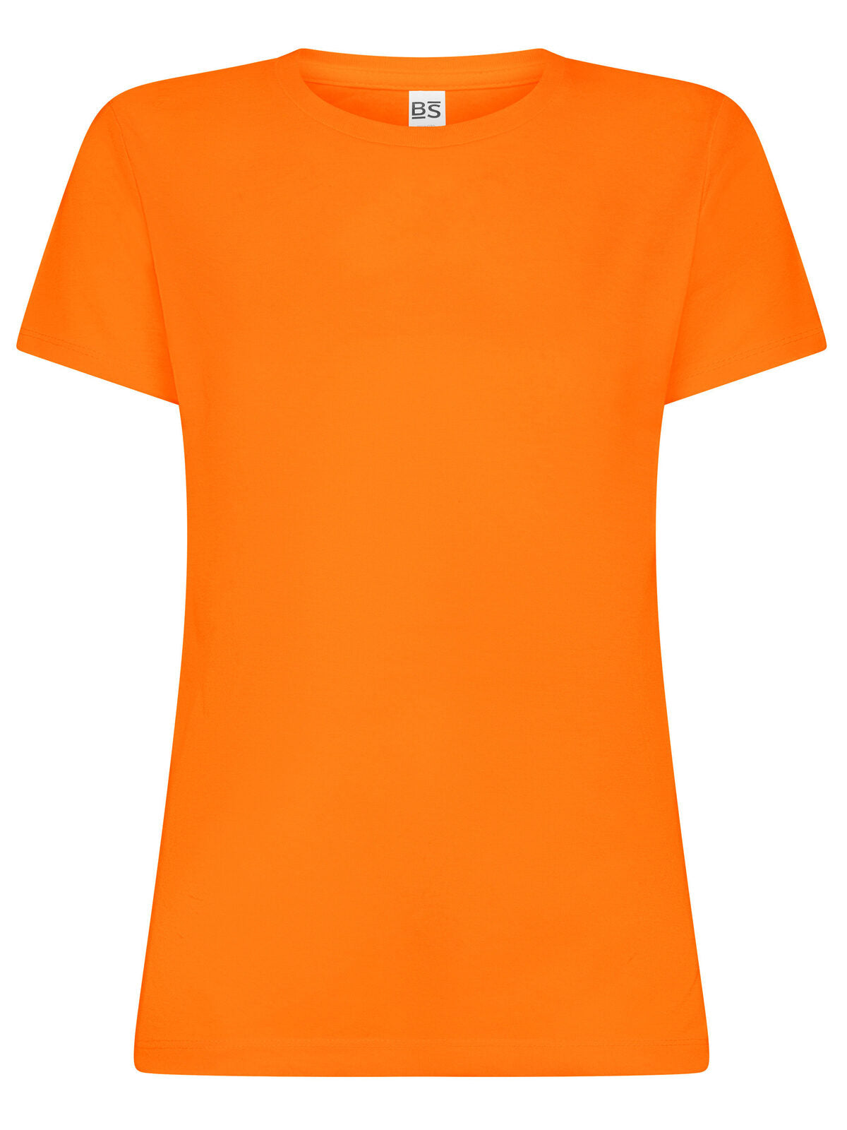 Cotton Touch Women Damen T-Shirt – Black Spider – Farbe orange fluo – individuell veredelbar