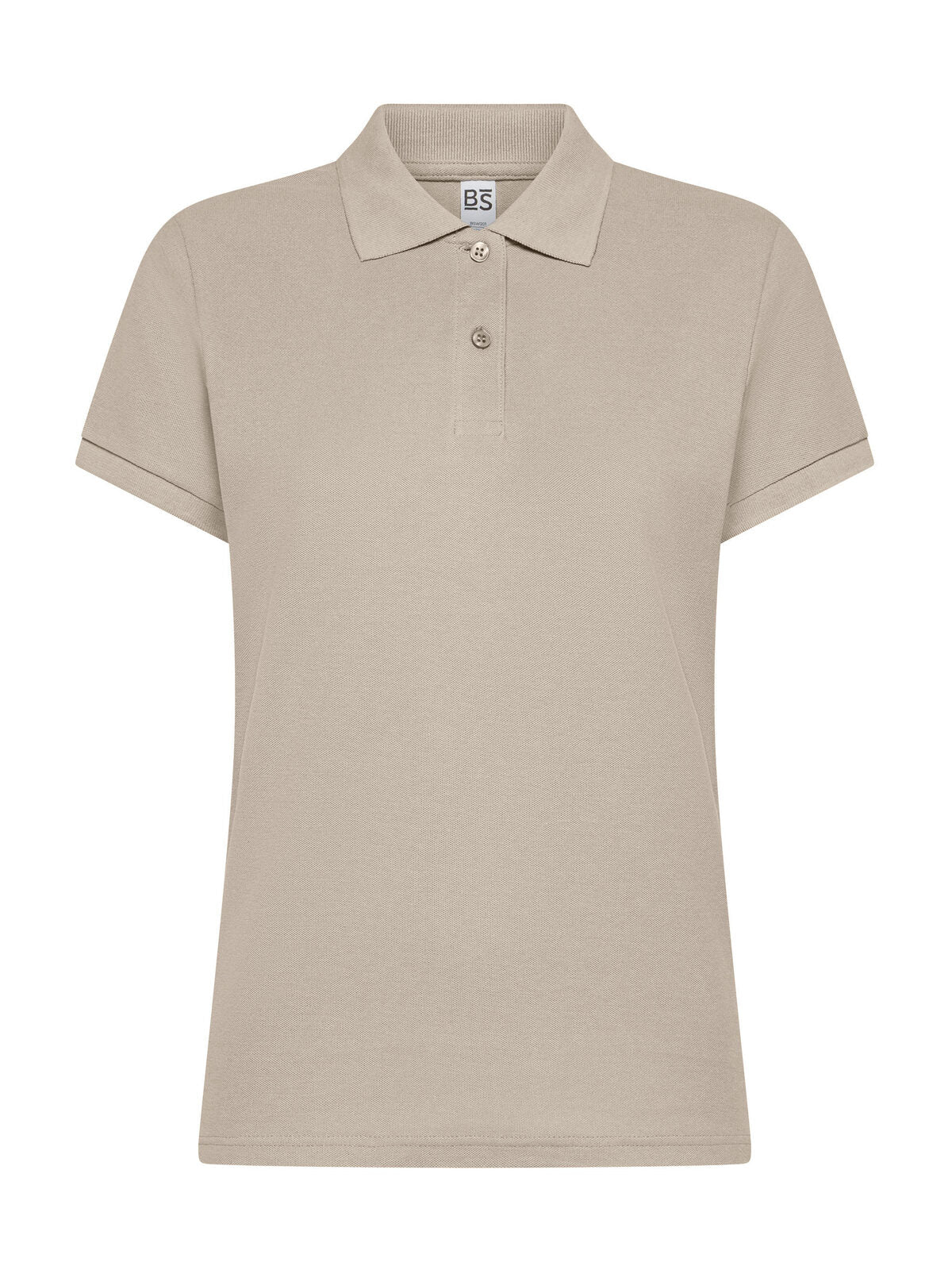 Evolution Polo Women Damen Poloshirt – Black Spider – Farbe almond cream – individuell veredelbar