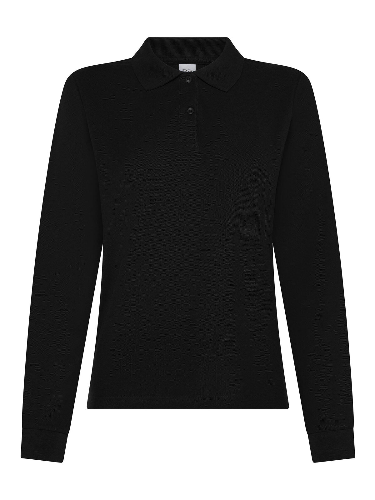 Evolution Polo Women LS Damen Poloshirt – Black Spider – Farbe Schwarz – individuell veredelbar