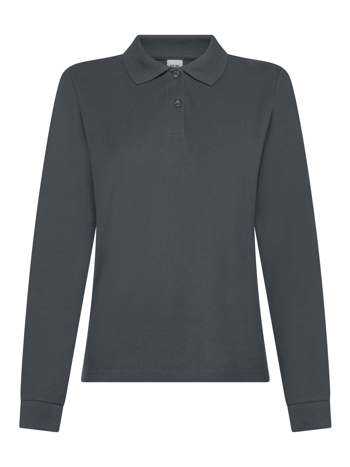 Evolution Polo Women LS Damen Poloshirt – Black Spider – Farbe Dunkelgrau – individuell veredelbar