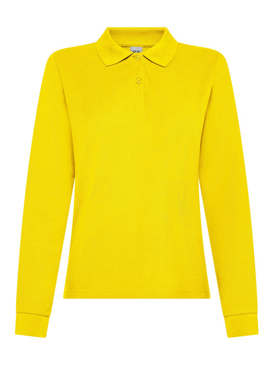 Evolution Polo Women LS Damen Poloshirt – Black Spider – Farbe Gold – individuell veredelbar