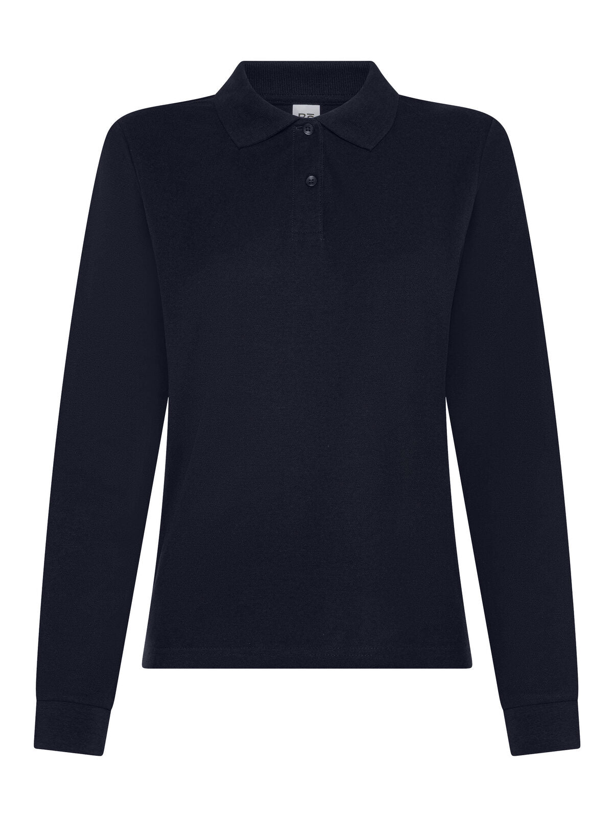 Evolution Polo Women LS Damen Poloshirt – Black Spider – Farbe Navy – individuell veredelbar